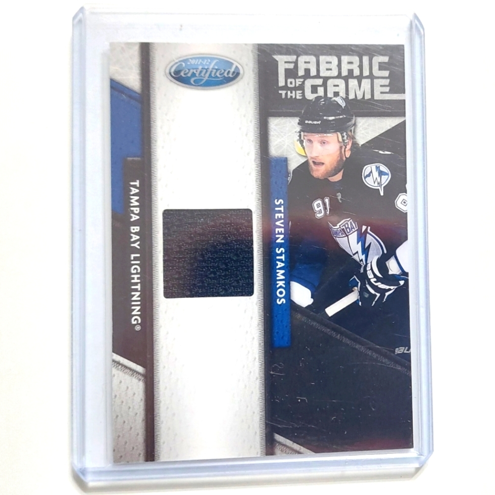 Steven Stamkos Panini Certified Hockey Fabric of the Game Card 2011-12 61/99